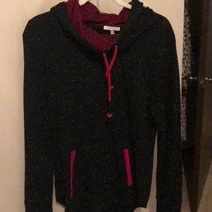 Maurice’s hoodie, size L pink and black